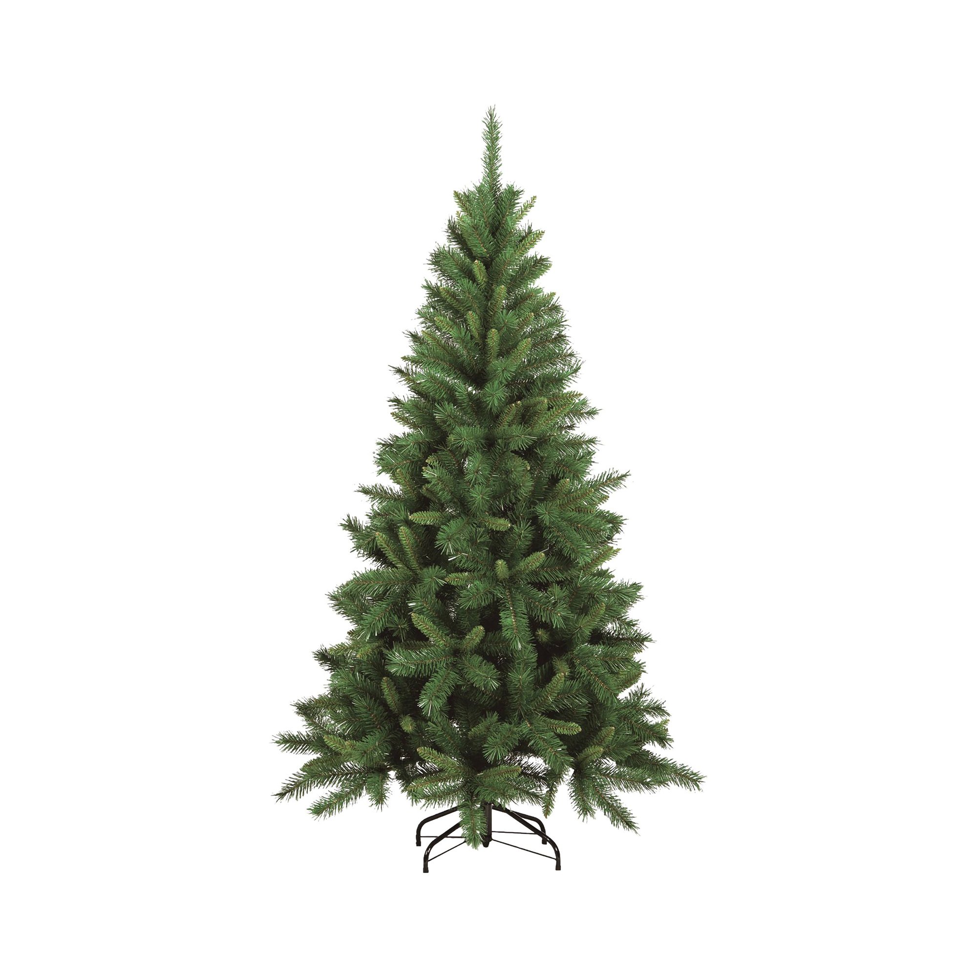 Albero di Natale 150 cm Verde 303 Rami Apertura Rami Singoli 150h cm, Ignifugo - Sugarplum