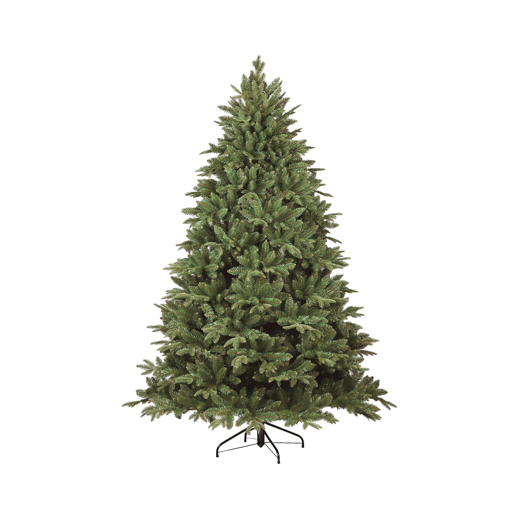 Albero di Natale 150 cm Verde 850 Rami Apertura Rami Singoli 150h cm, Ignifugo - Jingle Bell