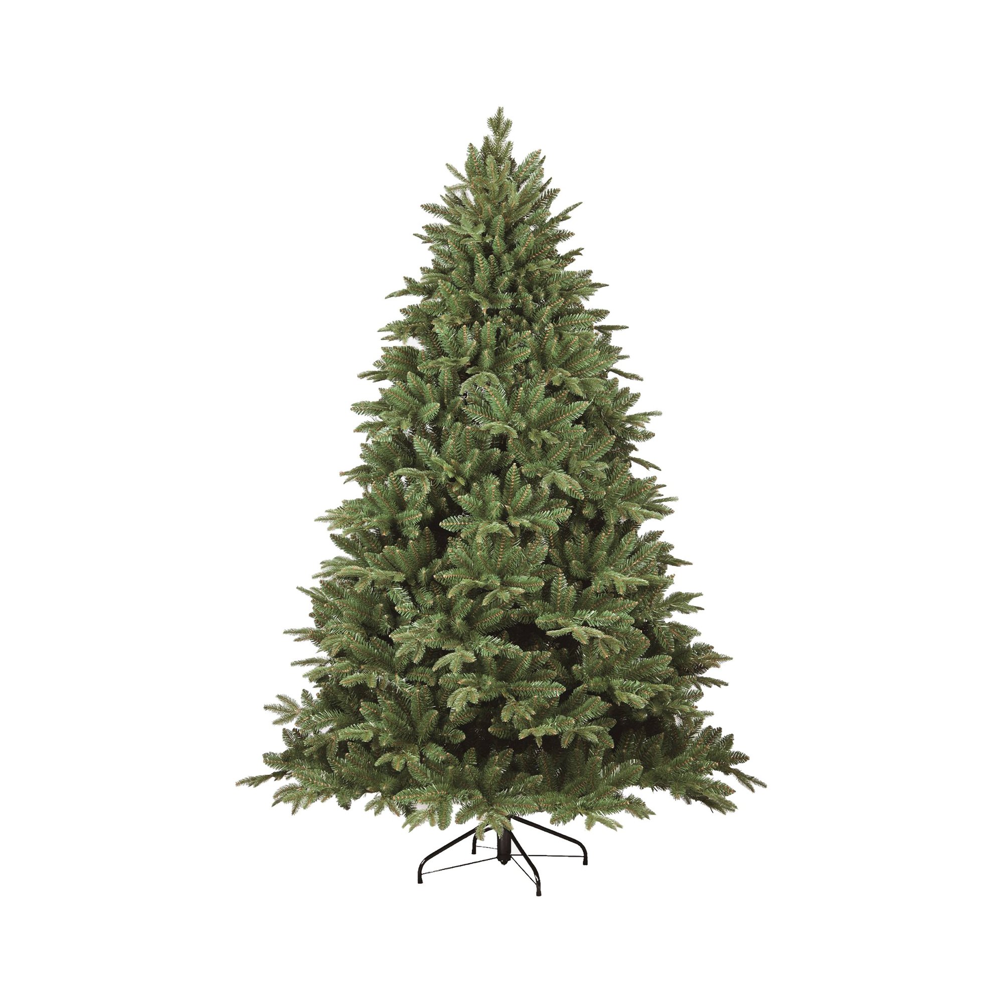 Albero di Natale 180 cm Verde 1210 Rami Apertura Rami Singoli 180h cm, Ignifugo Ritardante di Fiamma - Jingle Bell