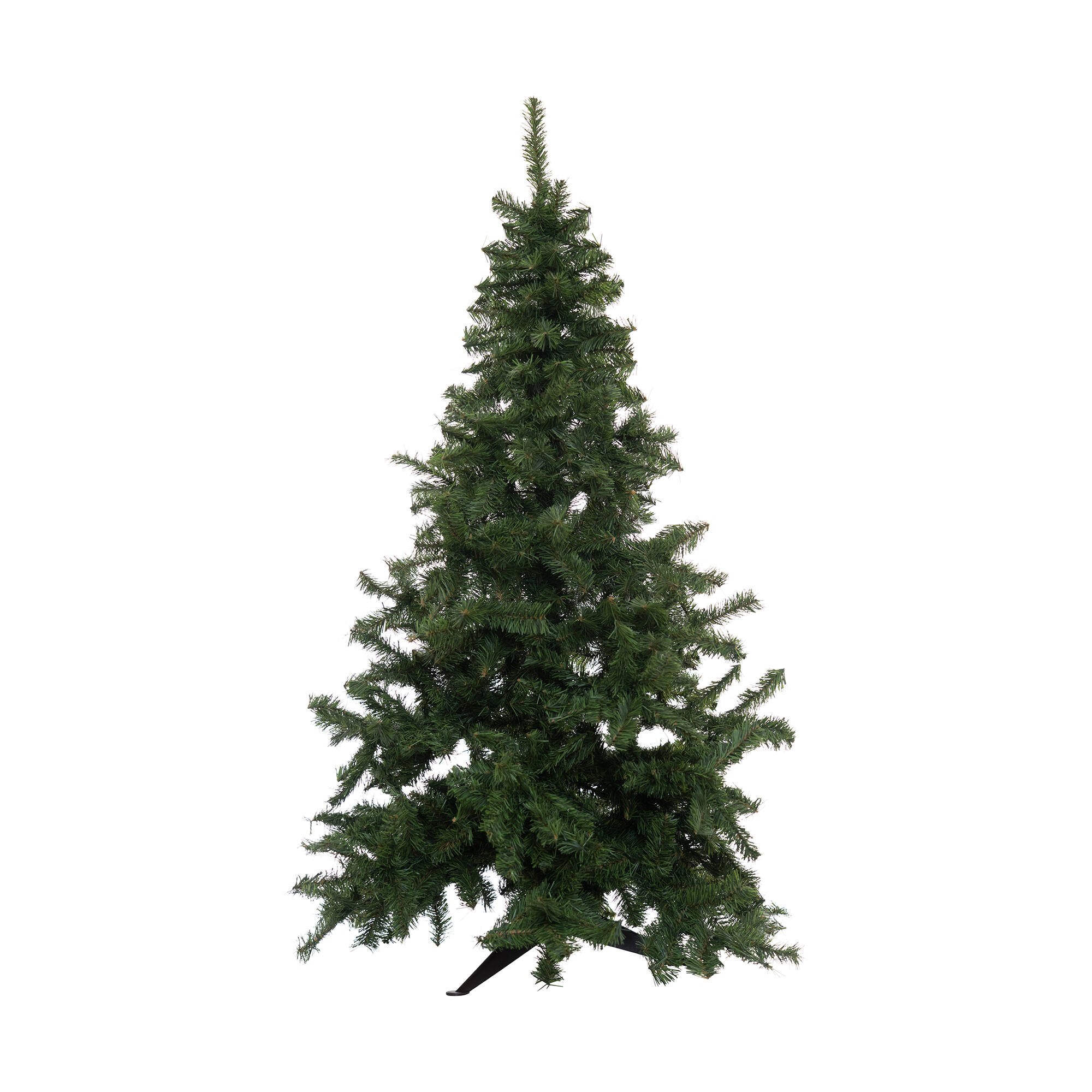 Albero di Natale Verde 91 Rami Apertura Rami Singoli 250h cm, Ignifugo Ritardante di Fiamma Made in Italy - Tinsel
