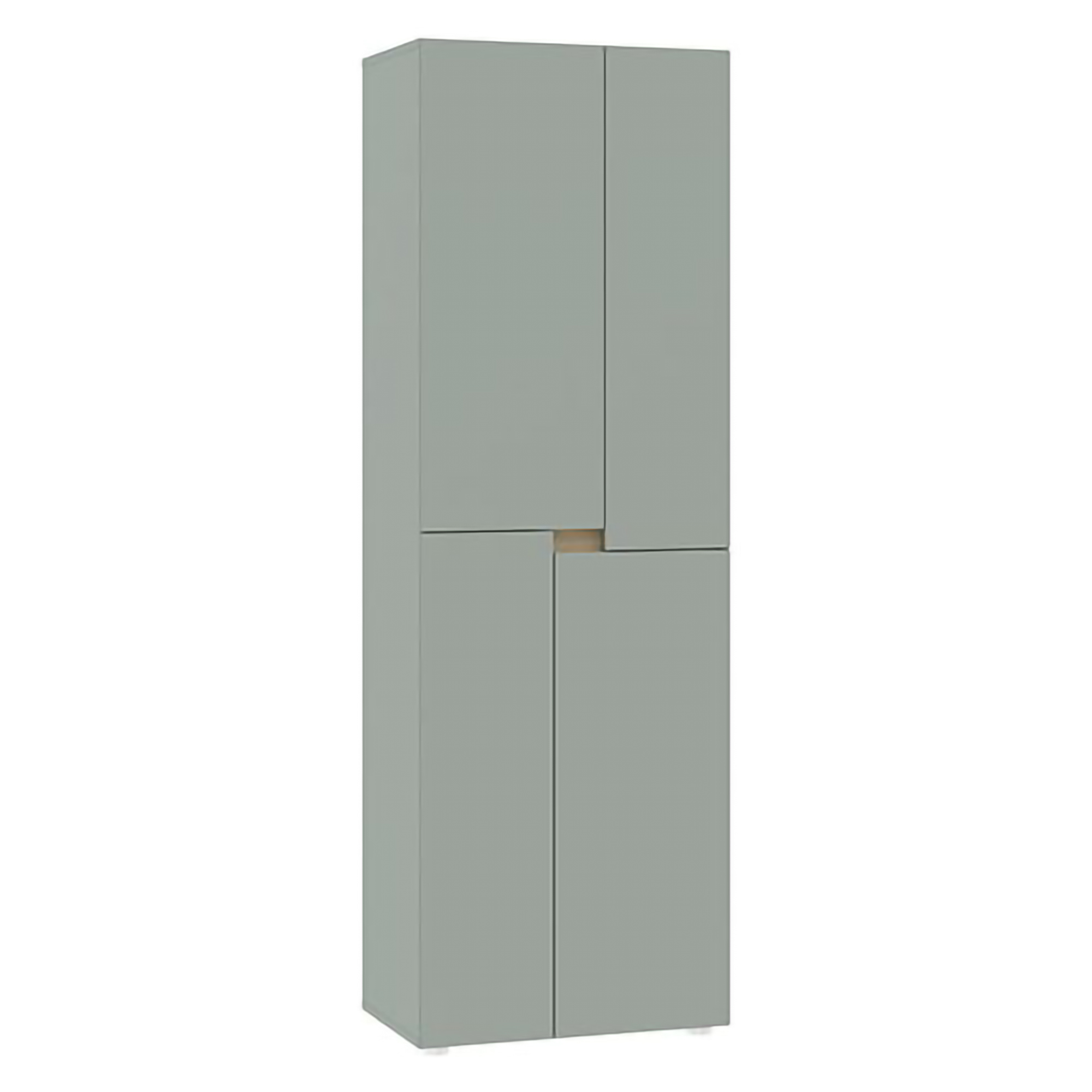 Guardaroba Grande Verde 5 Ripiani Appendiabiti 42x184h cm, Apertura Battente - Lidasime