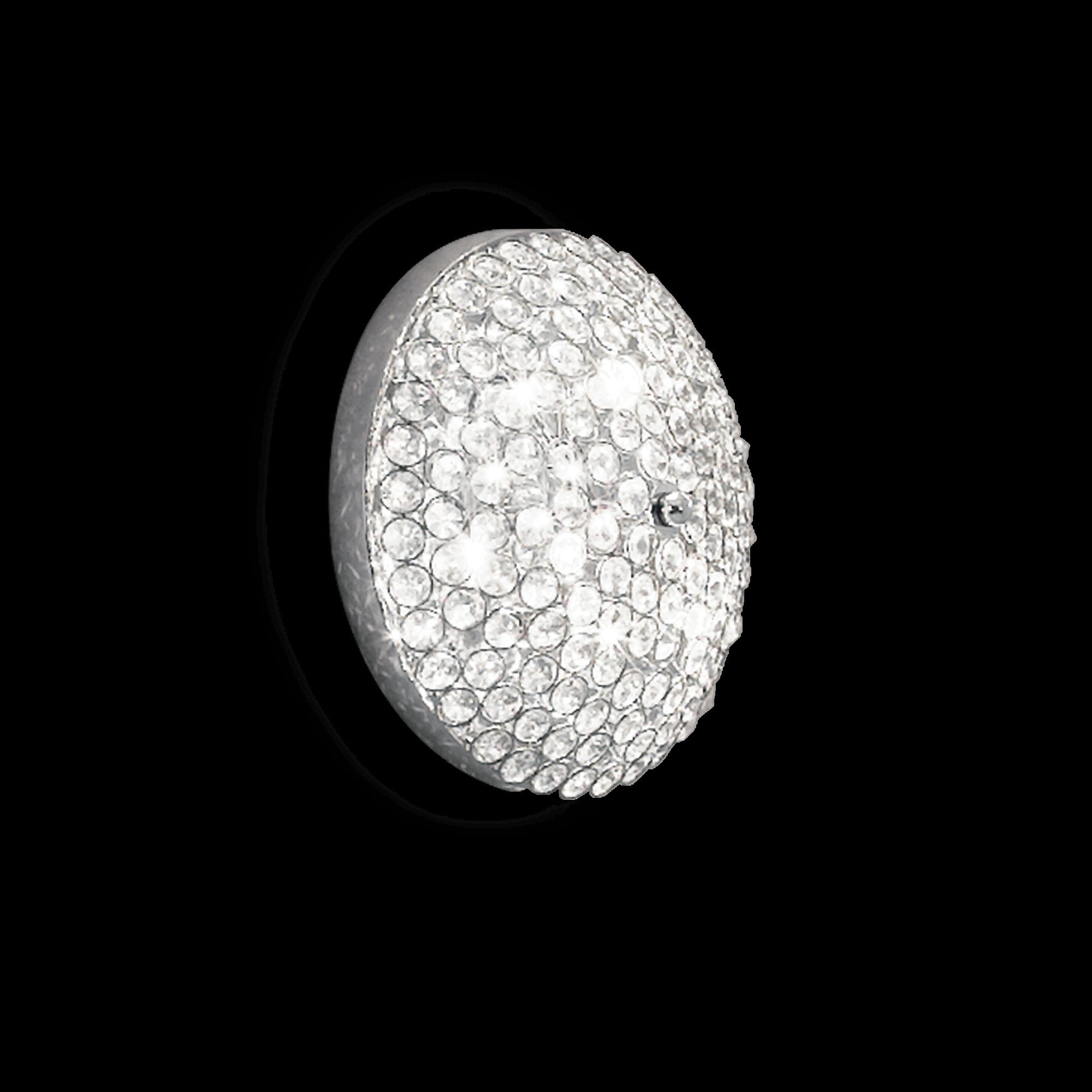 Lampada da Parete Argento Materiale Aplique in Metallo, - Progno
