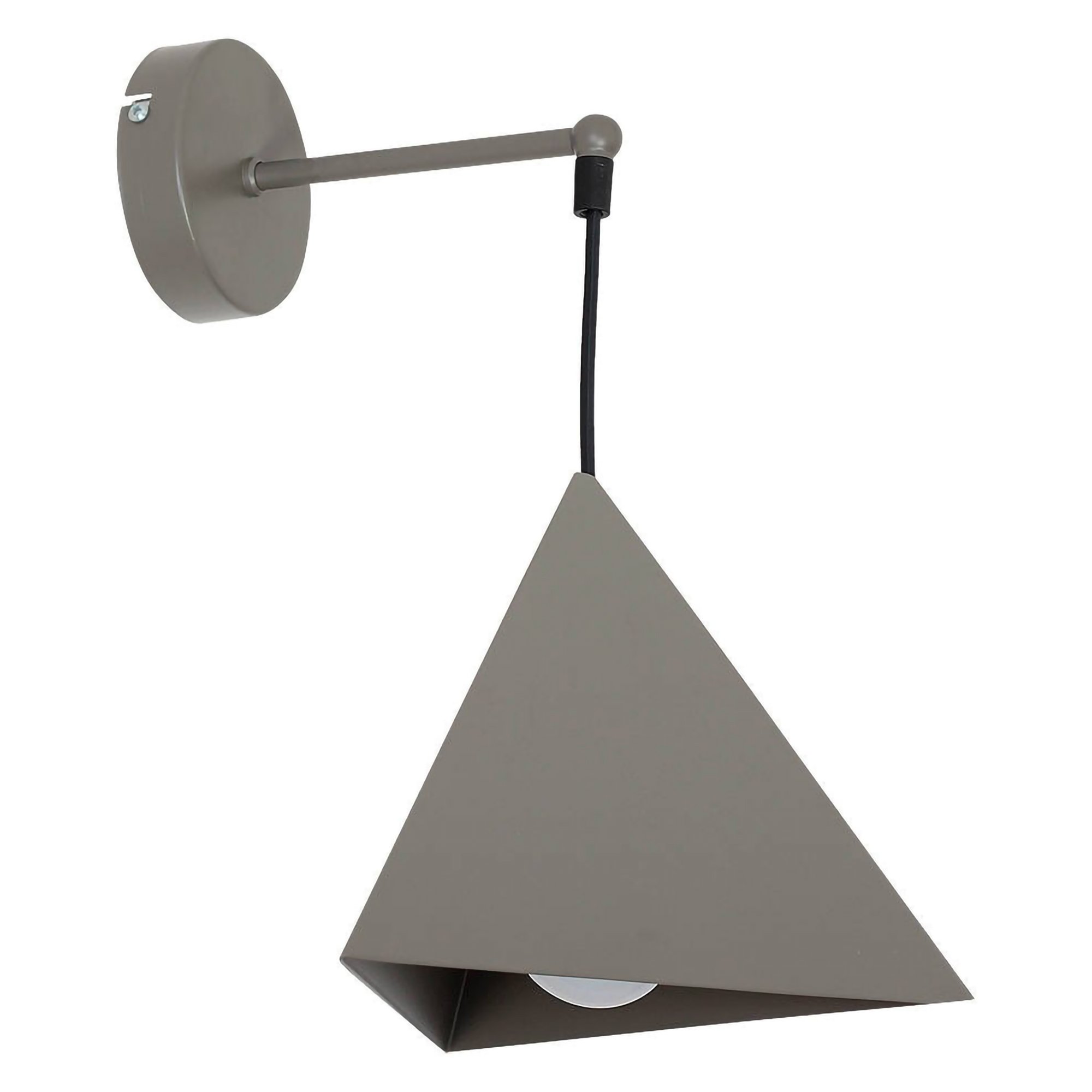 Lampada da Parete Grigio Materiale Aplique in Metallo, - Sezze