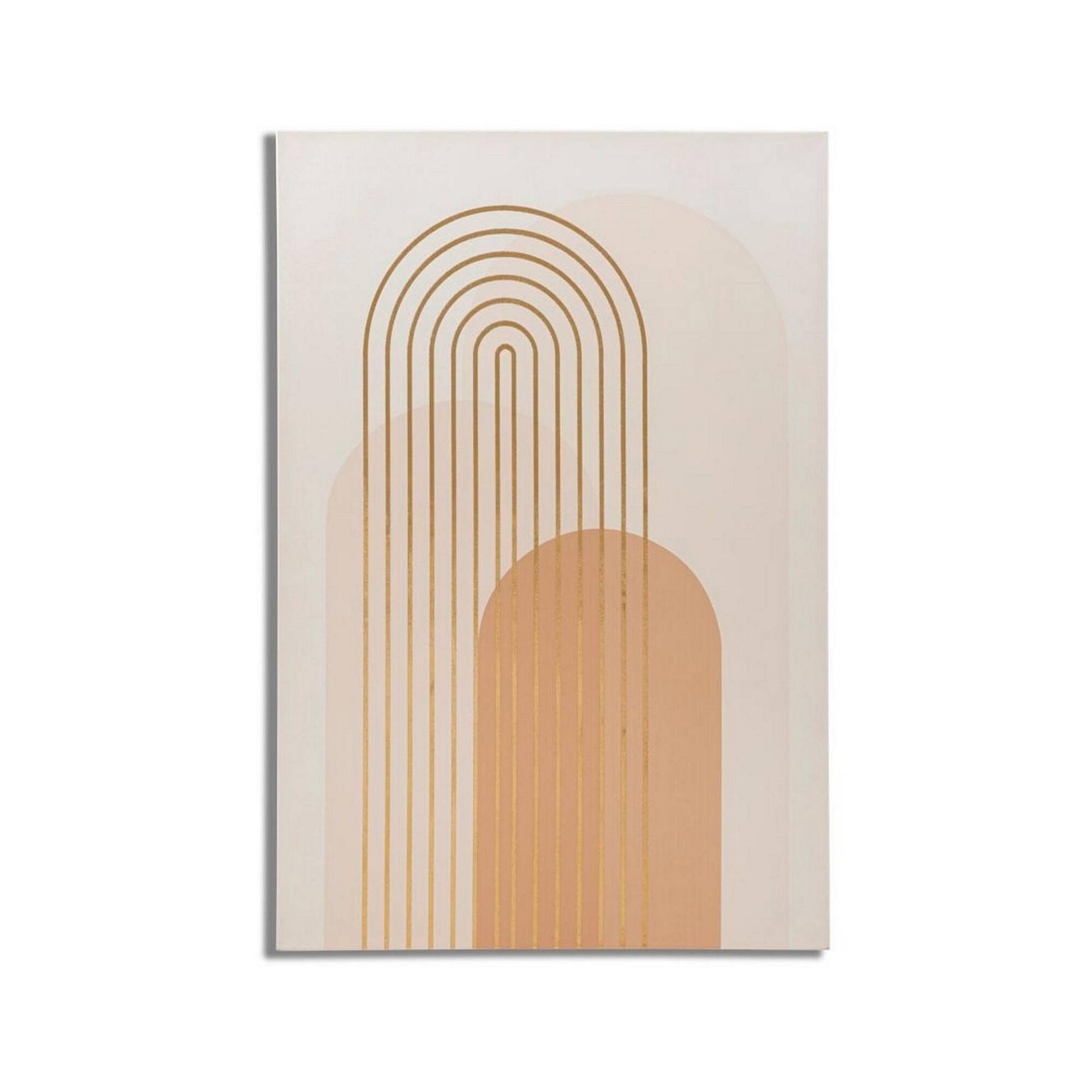 Quadro Bolotana, Dipinto da parete, Pannello ornamentale, Accessorio decorativo, 80x3 h120 cm, Multicolore
