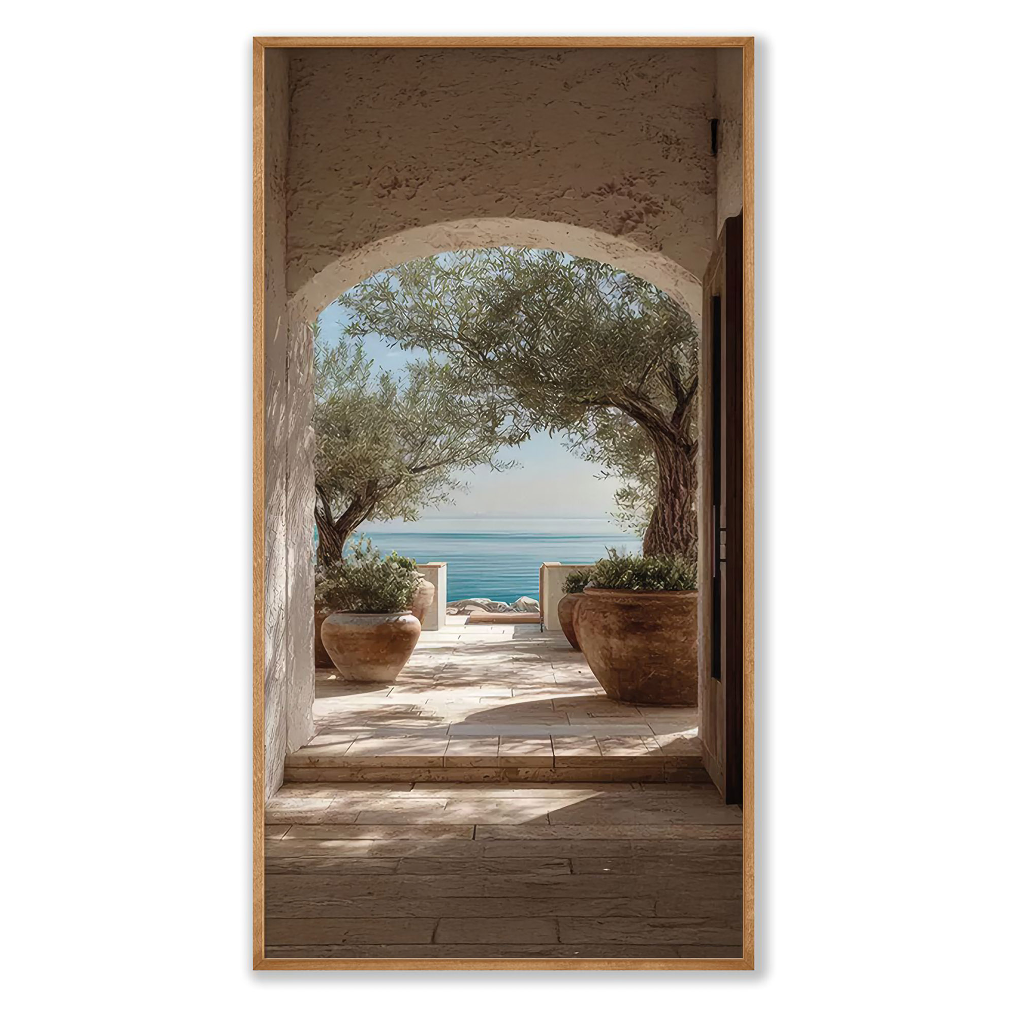 Quadro Multicolore Materiale Struttura in Legno Nobilitato 120x50h cm, - Minilika