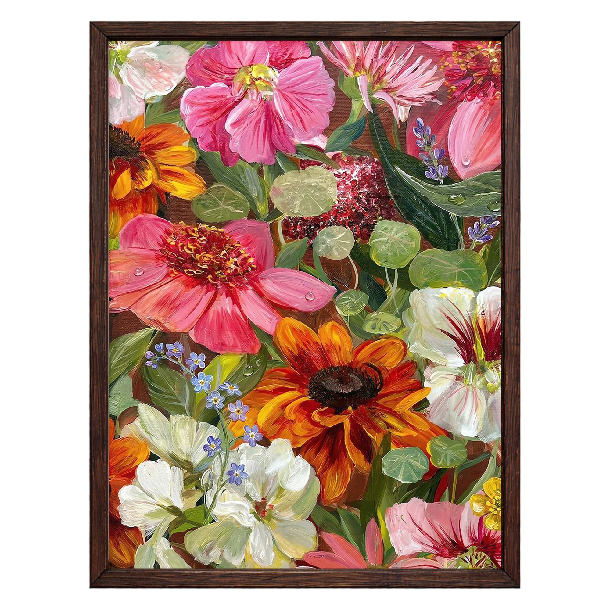 Quadro Multicolore Materiale Struttura in Legno Nobilitato 33x48h cm, - Melarelo