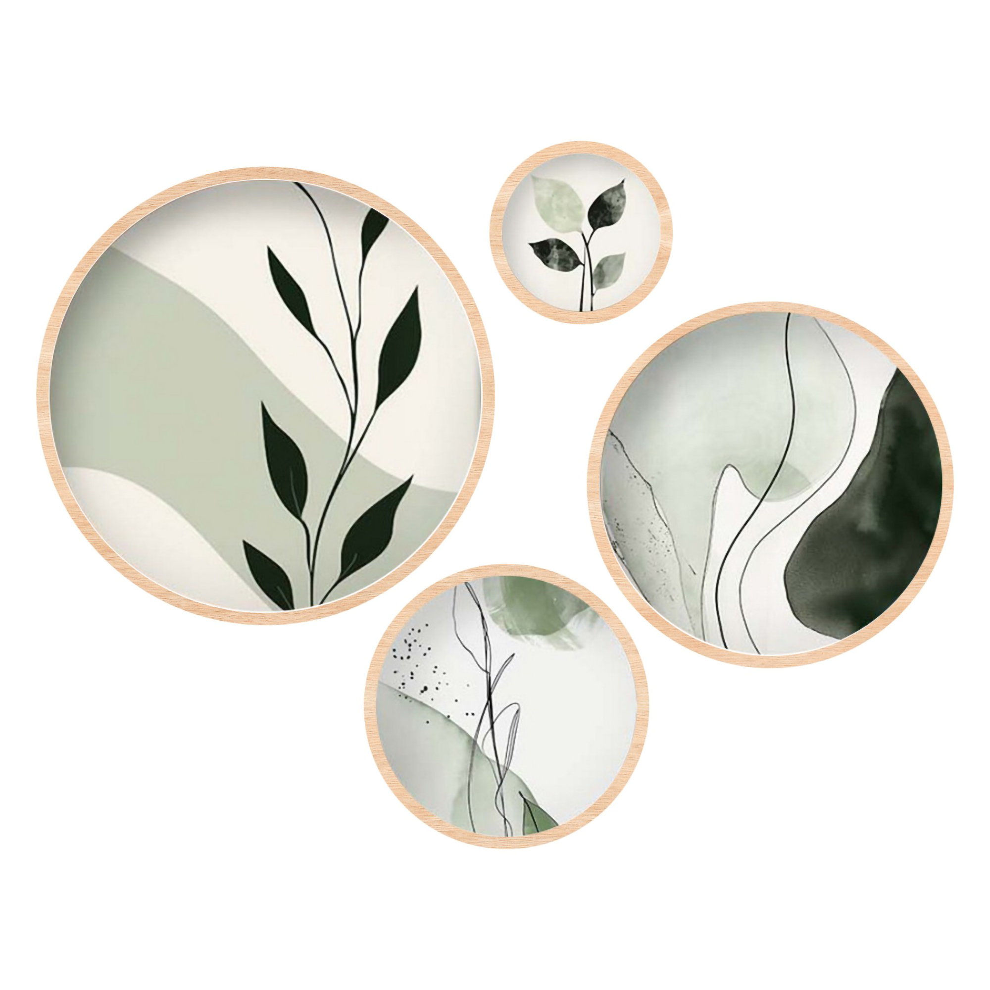 Quadro Multicolore Materiale Struttura in Legno Nobilitato 45x45h cm, - Memelira