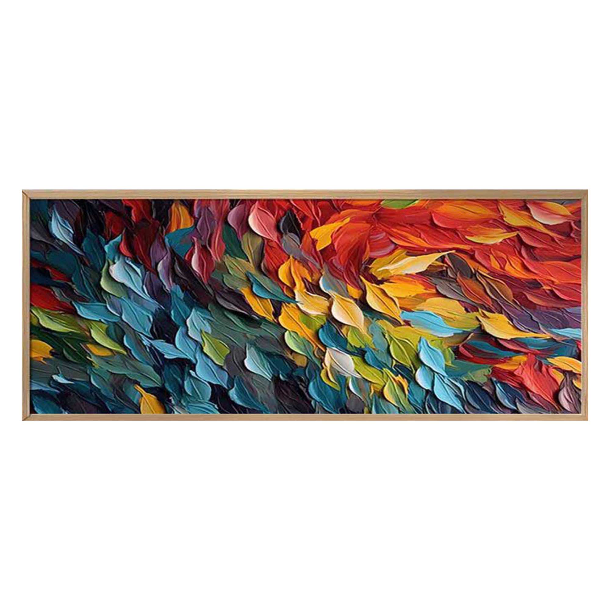 Quadro Multicolore Materiale Struttura in Legno Nobilitato 50x120h cm, - Mirato