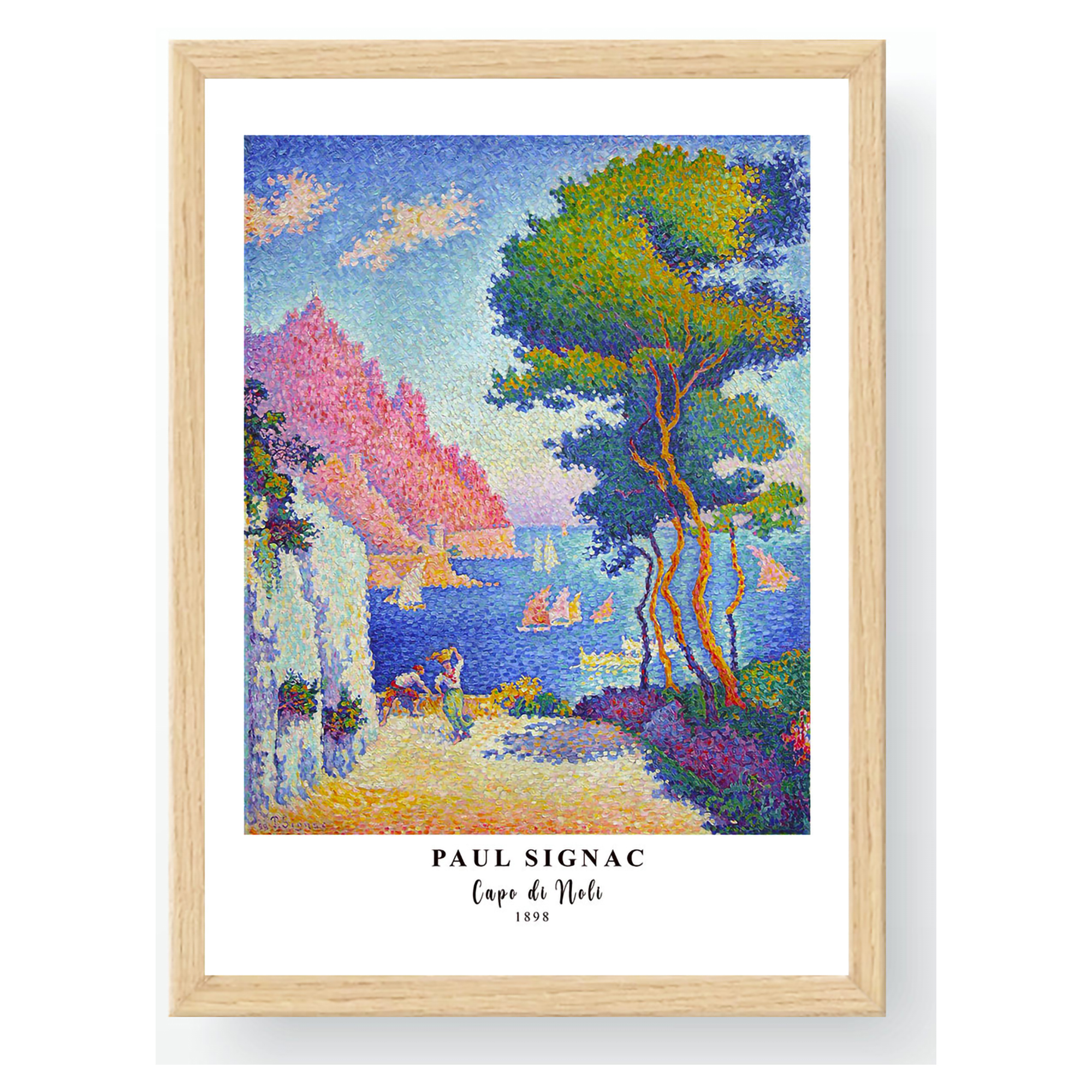 Quadro Multicolore Materiale Struttura in Tessuto Materiale in Legno Nobilitato 35x45h cm, Materiale Struttura in Legno Nobilitato - Mimeka