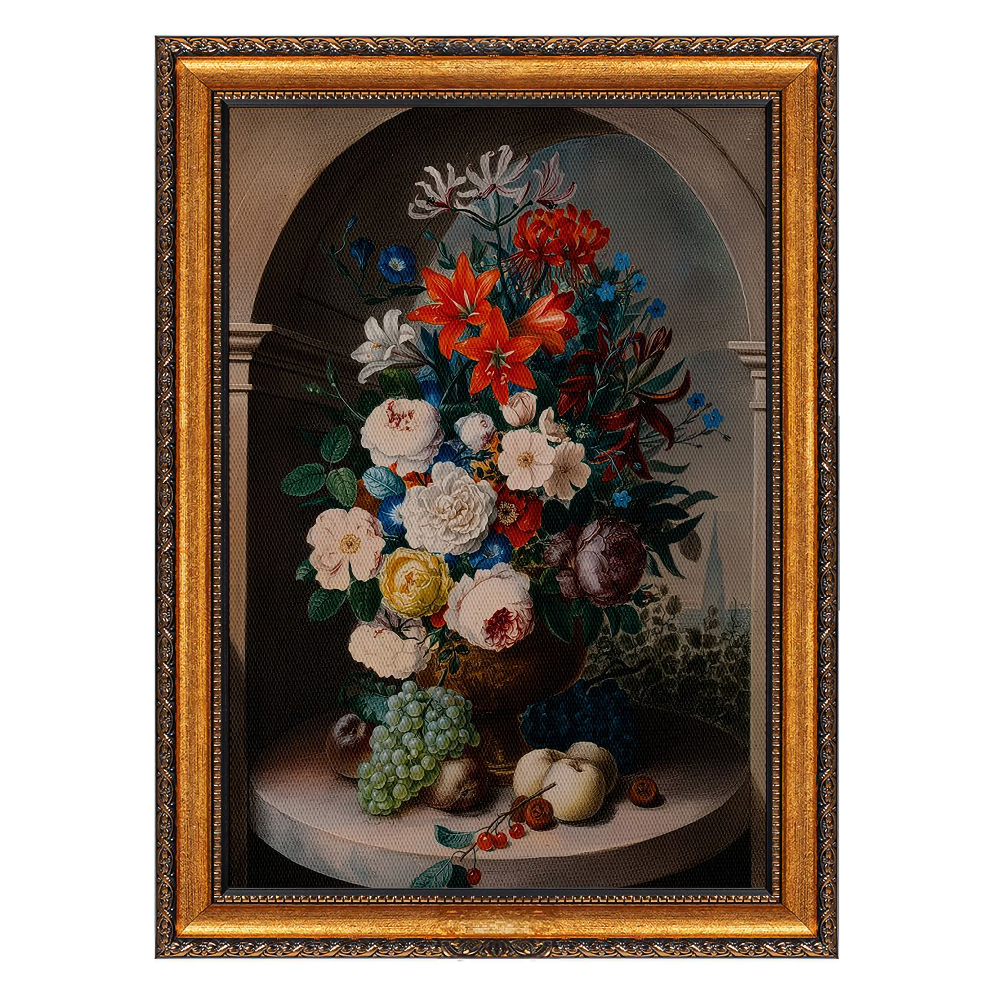 Quadro Multicolore Materiale Struttura in Tessuto Materiale in Legno Nobilitato 40x60h cm, Materiale Struttura in Legno Nobilitato - Naseza