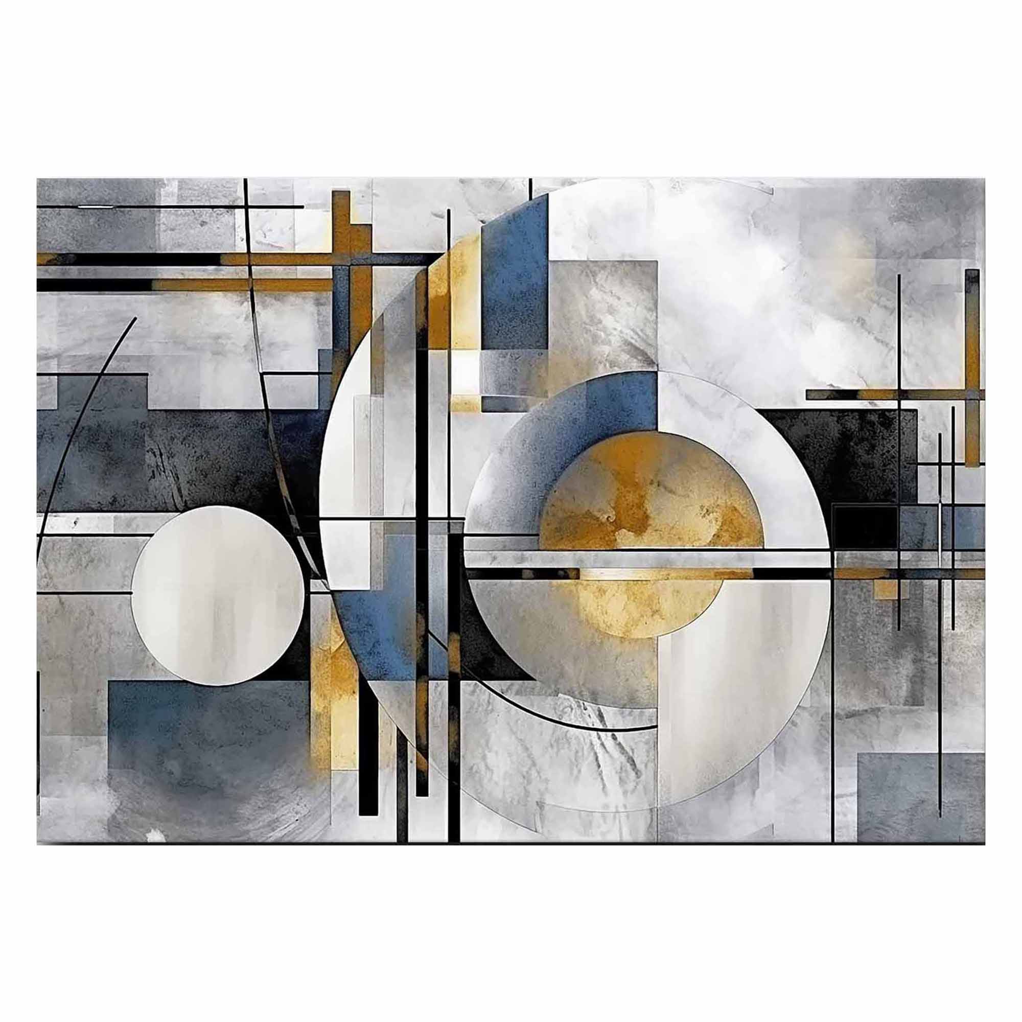 Quadro Multicolore Materiale Struttura in Tessuto Materiale in Legno Nobilitato 70x100h cm, Materiale Struttura in Legno Nobilitato - Nahate