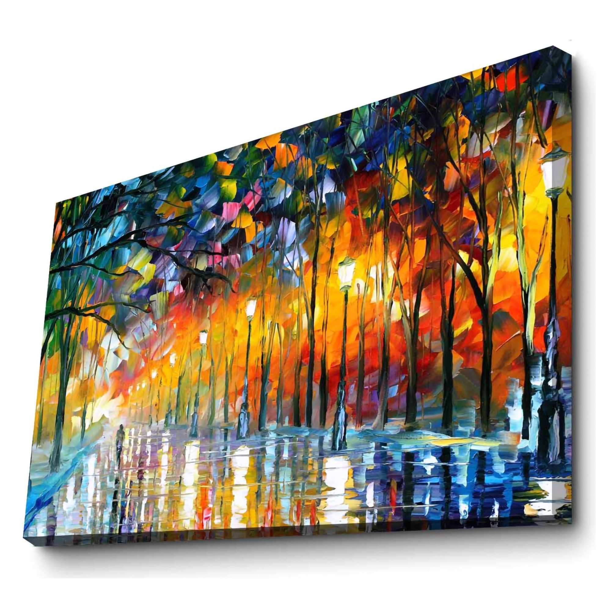 Quadro Multicolore Materiale Struttura in Tessuto Materiale in Legno Nobilitato 70x100h cm, Materiale Struttura in Legno Nobilitato - Nemimara