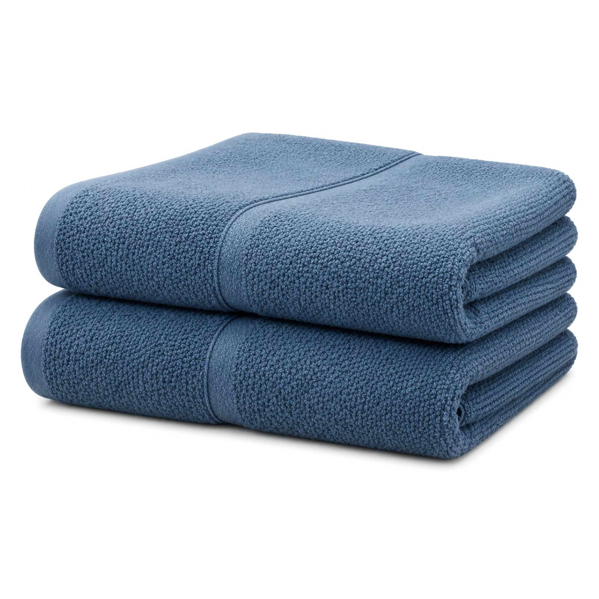 Set di Asciugamani blu Fiordaliso 100% Puro Cotone set da 2 - Sanonefa Luxury