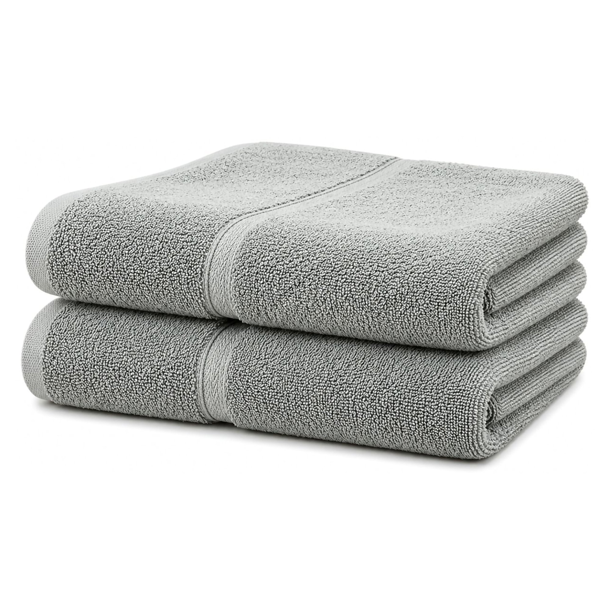 Set di Asciugamani Grigio Cadetto 100% Puro Cotone set da 2 - Sanonefa Luxury