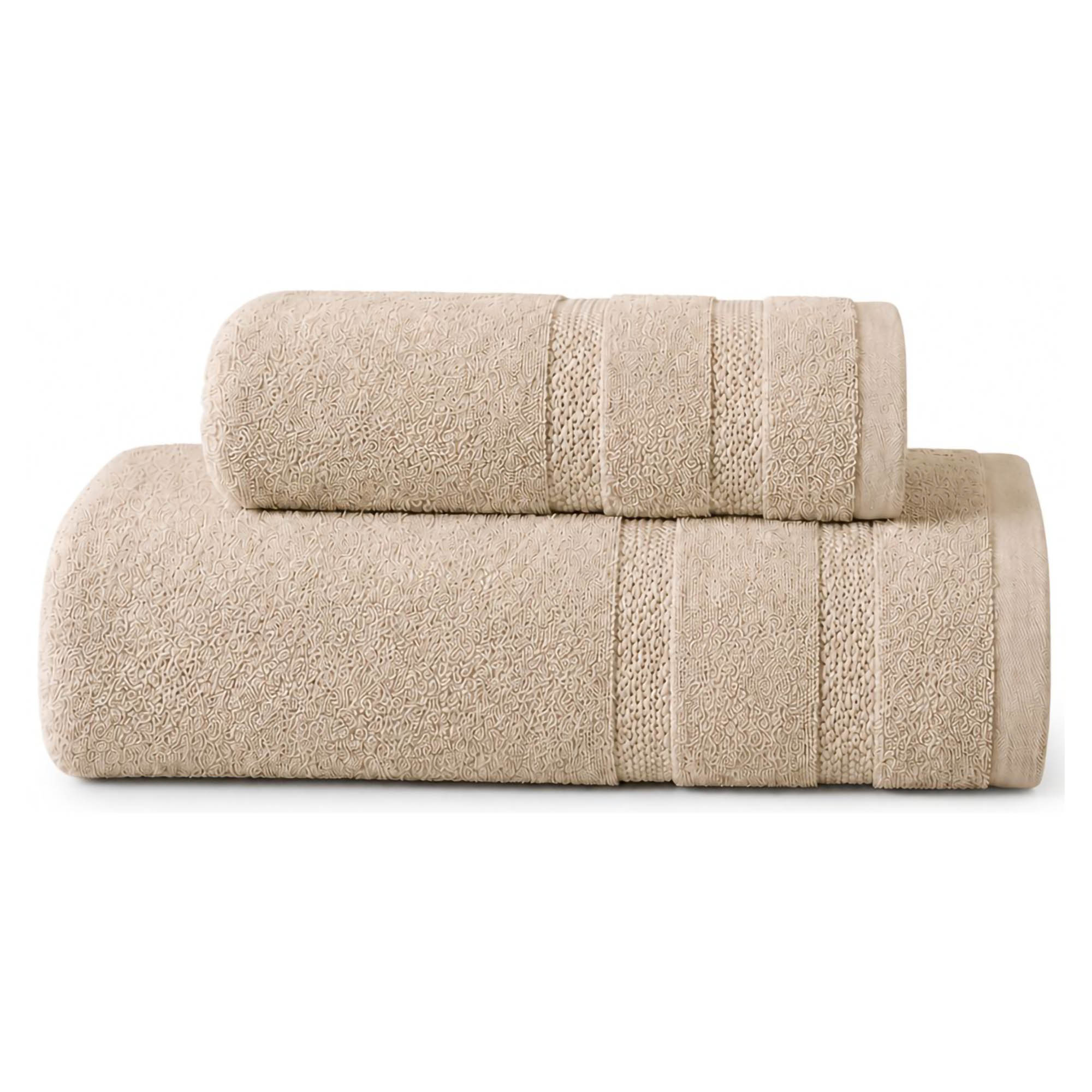 Set di Asciugamani Marrone 100% Cotone Egiziano Pettinato e Mercerizzato set da 14 - Saleneba Luxury
