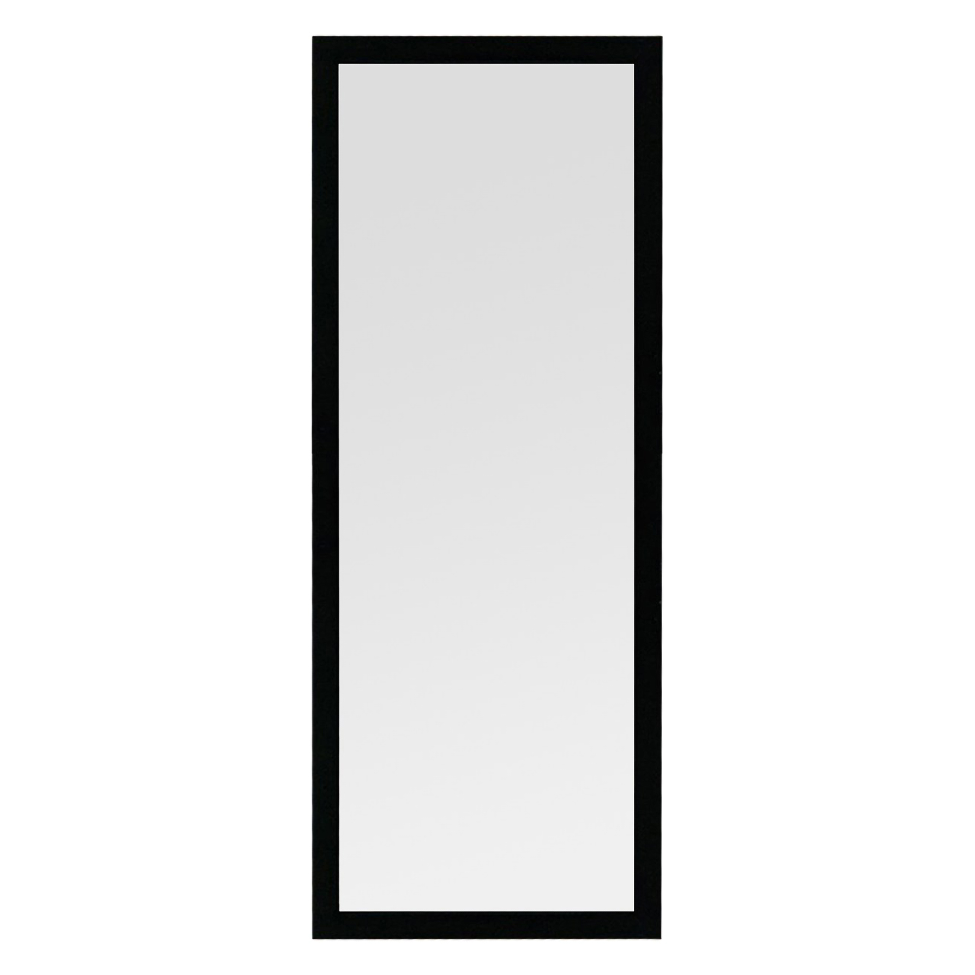 Specchio Nero Trasparente Forma Rettangolare Tipologia a Terra 40x105h cm, Colore Struttura Trasparente - Carimate