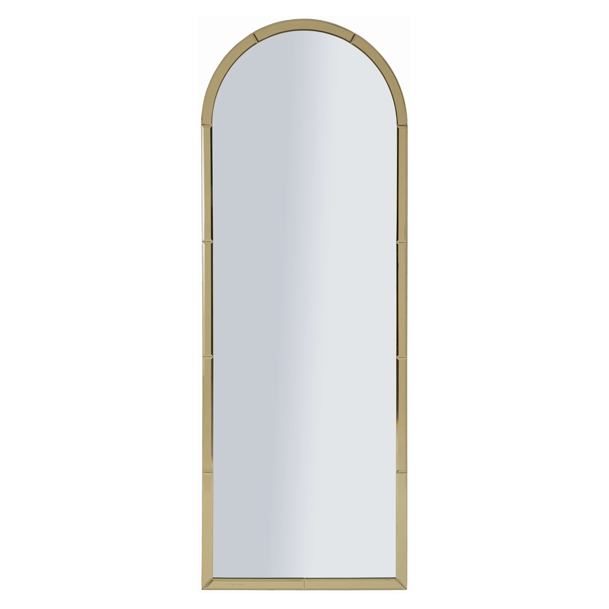 Specchio oro Trasparente Forma Rettangolare Tipologia a Parete 55x150h cm, Colore Struttura Trasparente - Nida