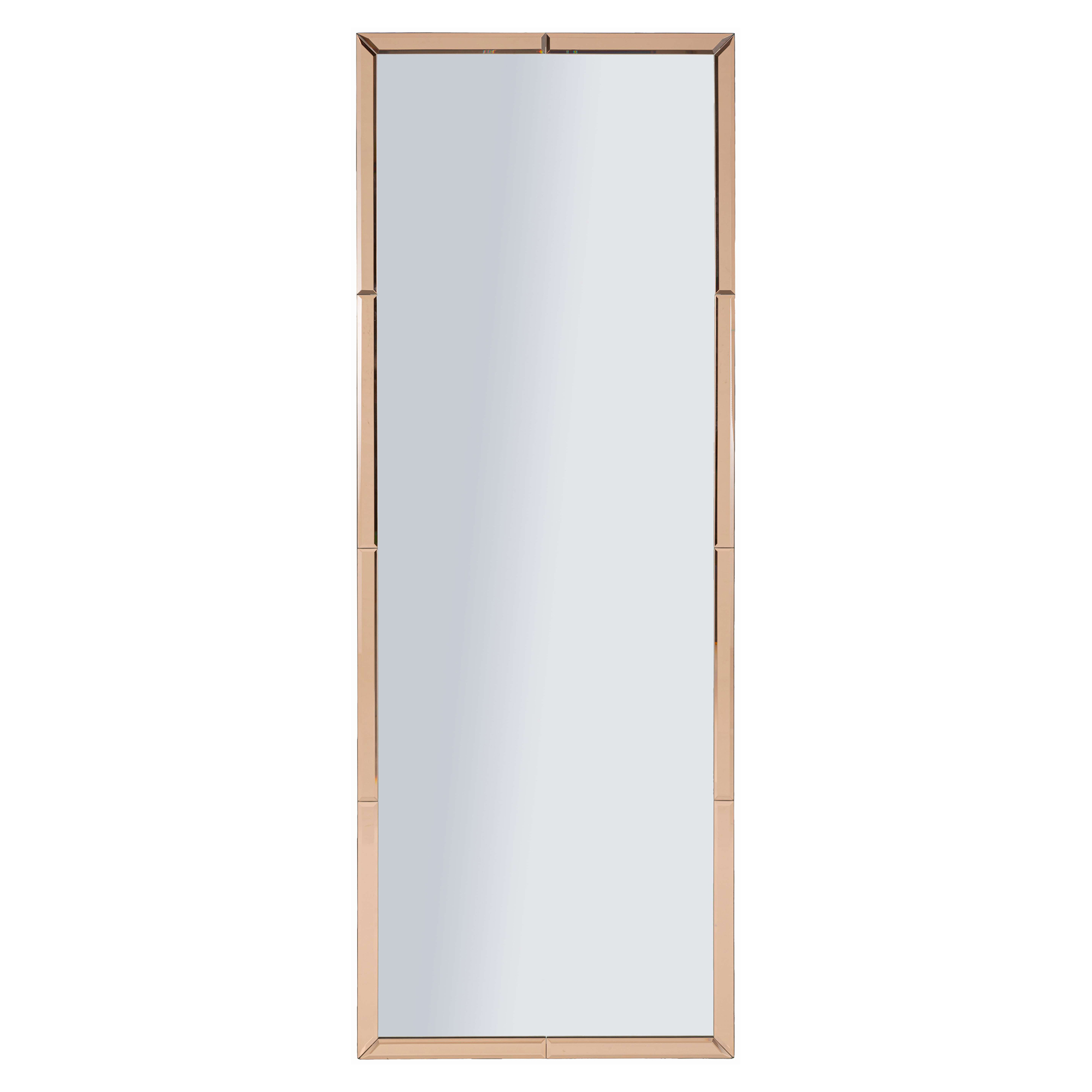 Specchio oro Trasparente Forma Rettangolare Tipologia a Parete 55x150h cm, Colore Struttura Trasparente - Sibiu