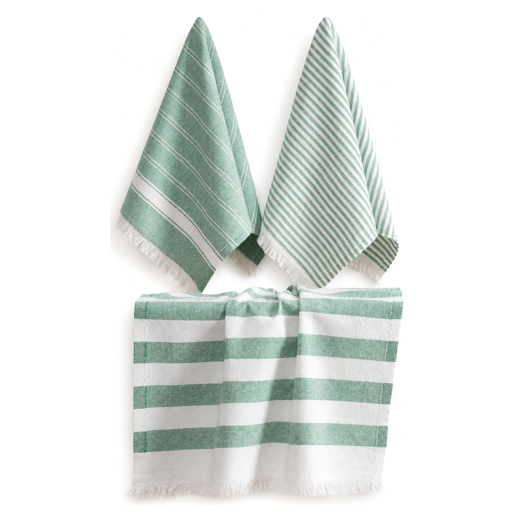 Strofinaccio Verde Lavabile in Lavatrice si 40° 3 Pezzi 45x65 cm, - Nifali