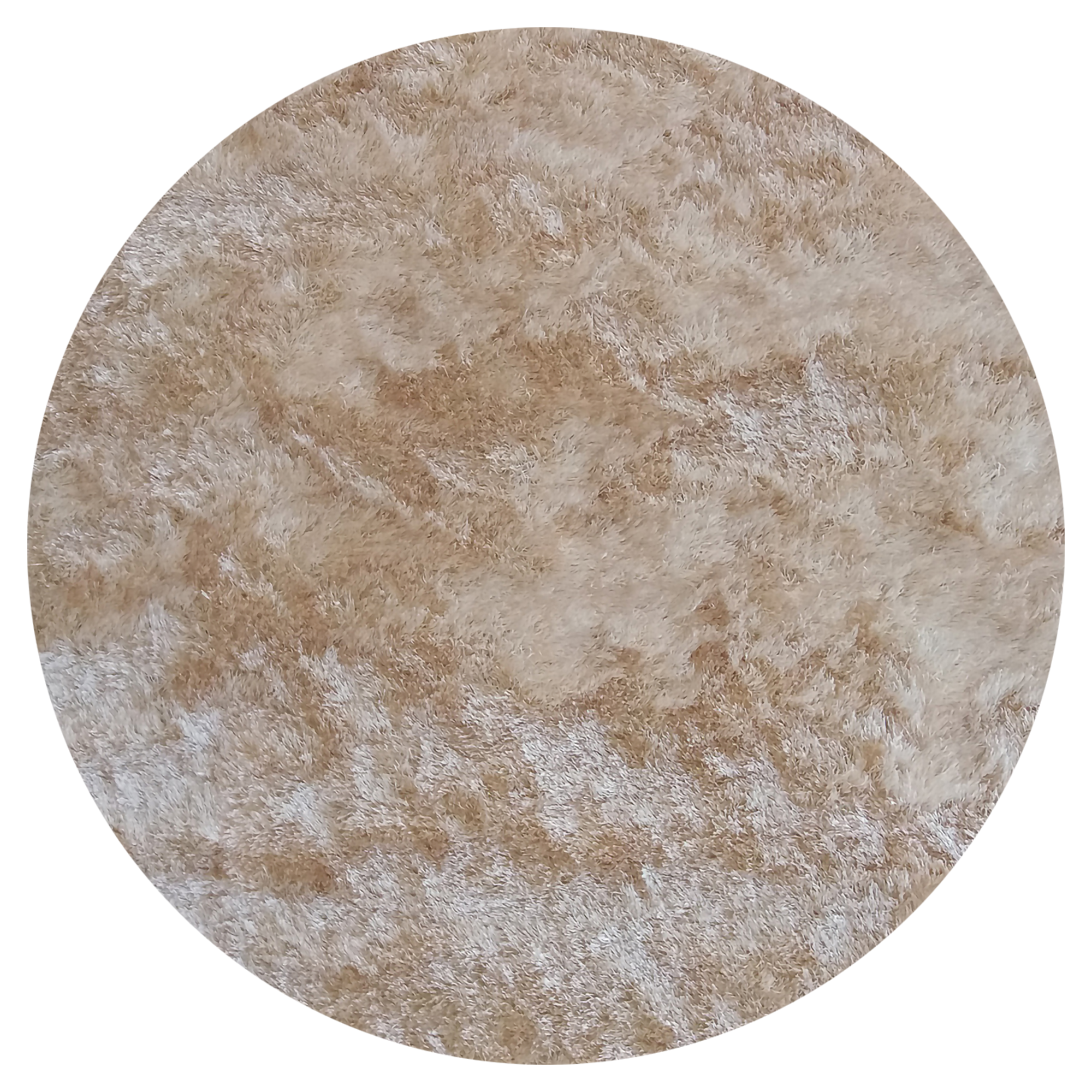 Tappeto Bianco Latte Altezza Pelo 35 mm 100% Poliestere Forma Rettangolare 230x160 cm, Adatto a Riscaldamento a Pavimento - Latipa