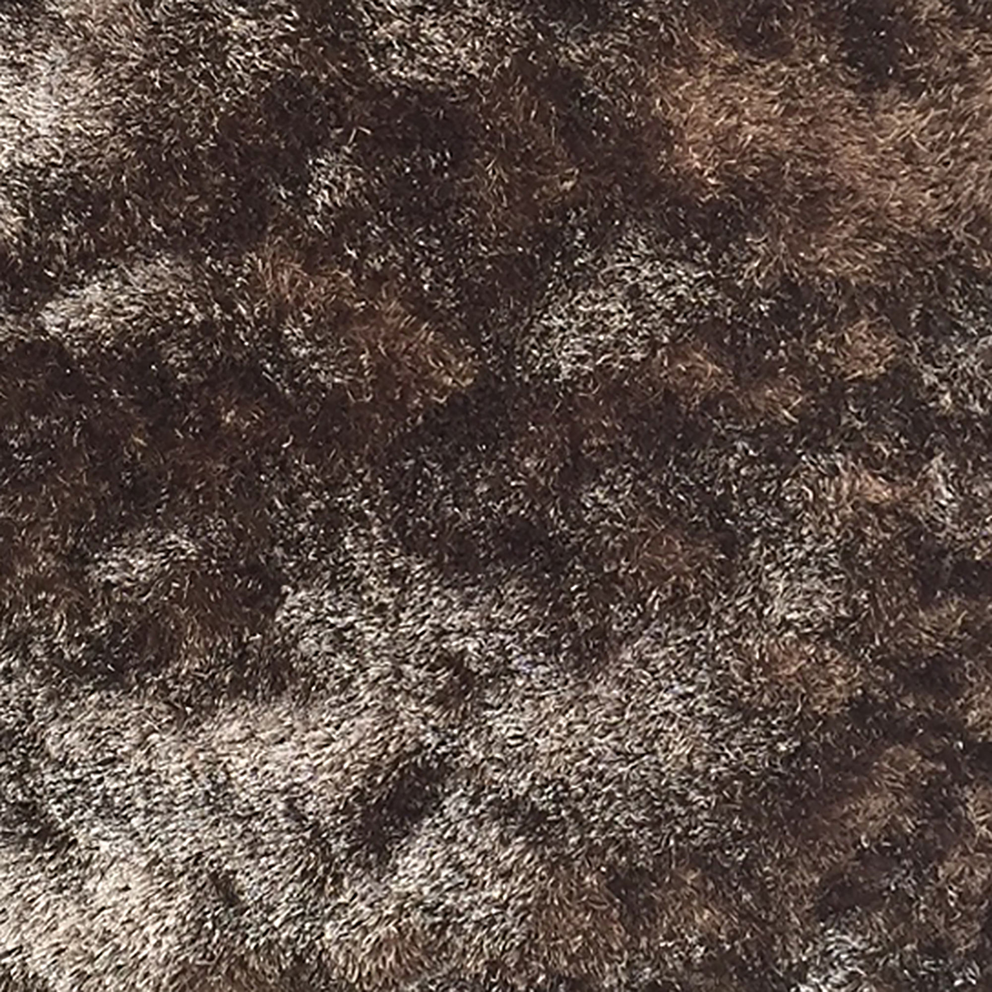 Tappeto Bronzo Altezza Pelo 35 mm 100% Poliestere Forma Quadrato 67x67 cm, Adatto a Riscaldamento a Pavimento - Latisa