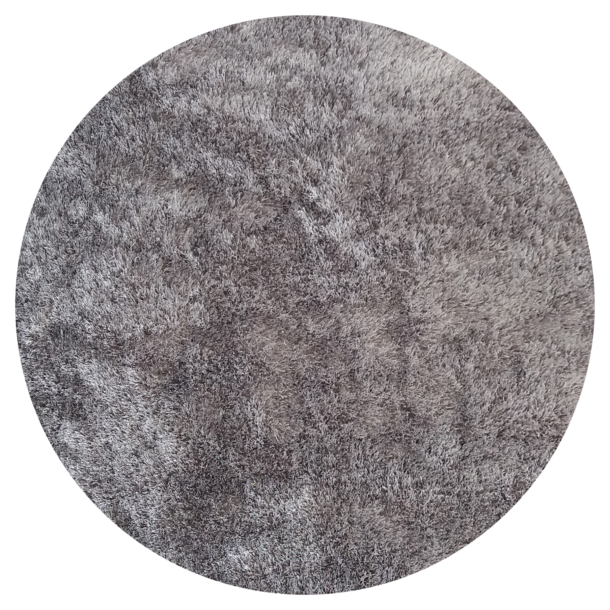 Tappeto Grigio Altezza Pelo 35 mm 100% Poliestere Forma Quadrato 67x67 cm, Adatto a Riscaldamento a Pavimento - Latisa