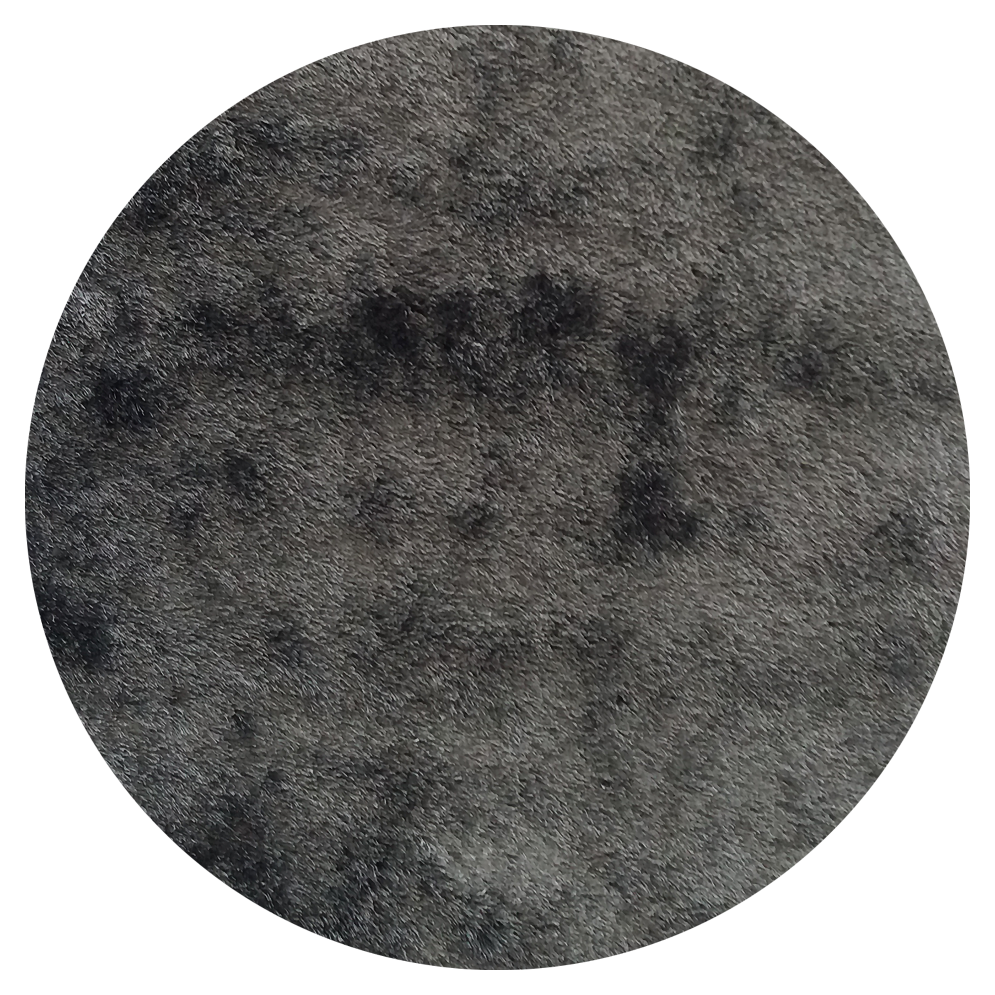 Tappeto Nero Antracite Altezza Pelo 35 mm 100% Poliestere Forma Rettangolare 230x160 cm, Adatto a Riscaldamento a Pavimento - Latipa