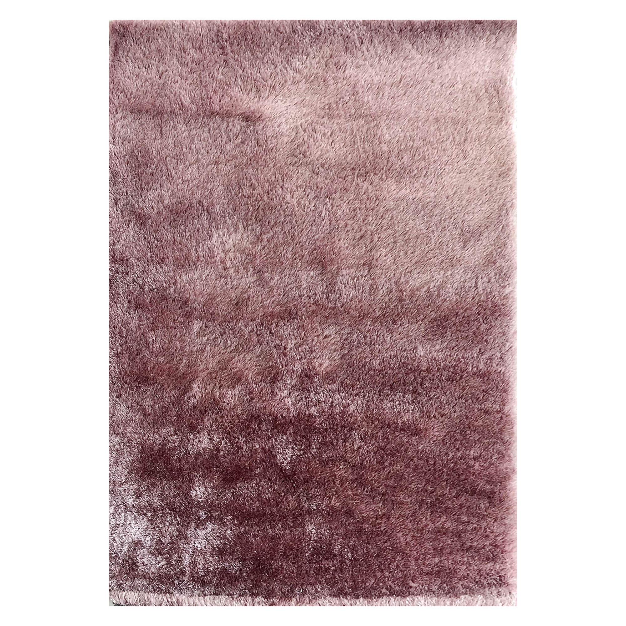Tappeto Rosa Quarzo Altezza Pelo 35 mm 100% Poliestere Forma Rettangolare 230x160 cm, Adatto a Riscaldamento a Pavimento - Latipa