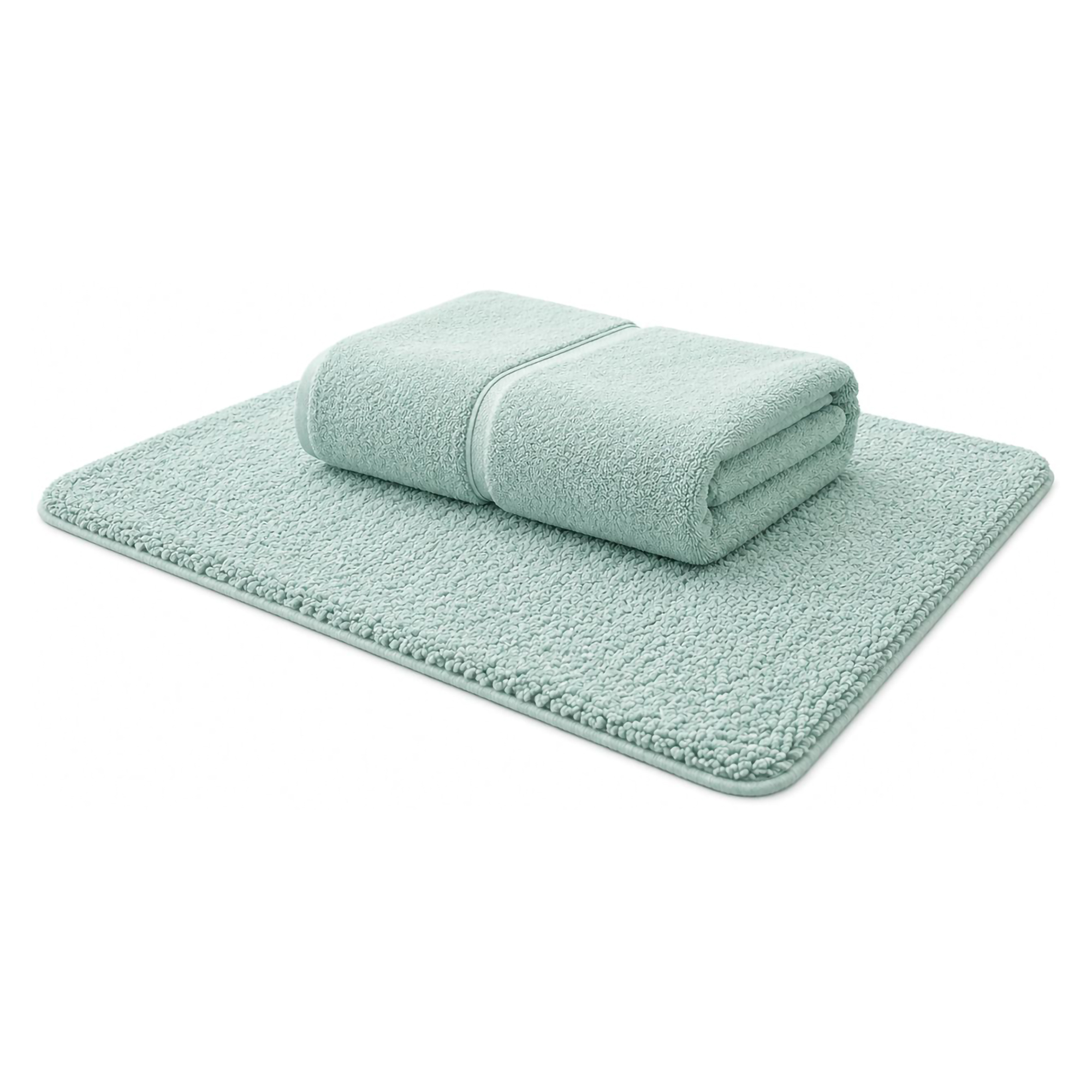 Telo Bagno Azzurro Tiffany 100% Puro Cotone, Sfumatura Colore Struttura Tiffany - Sanamasa Luxury