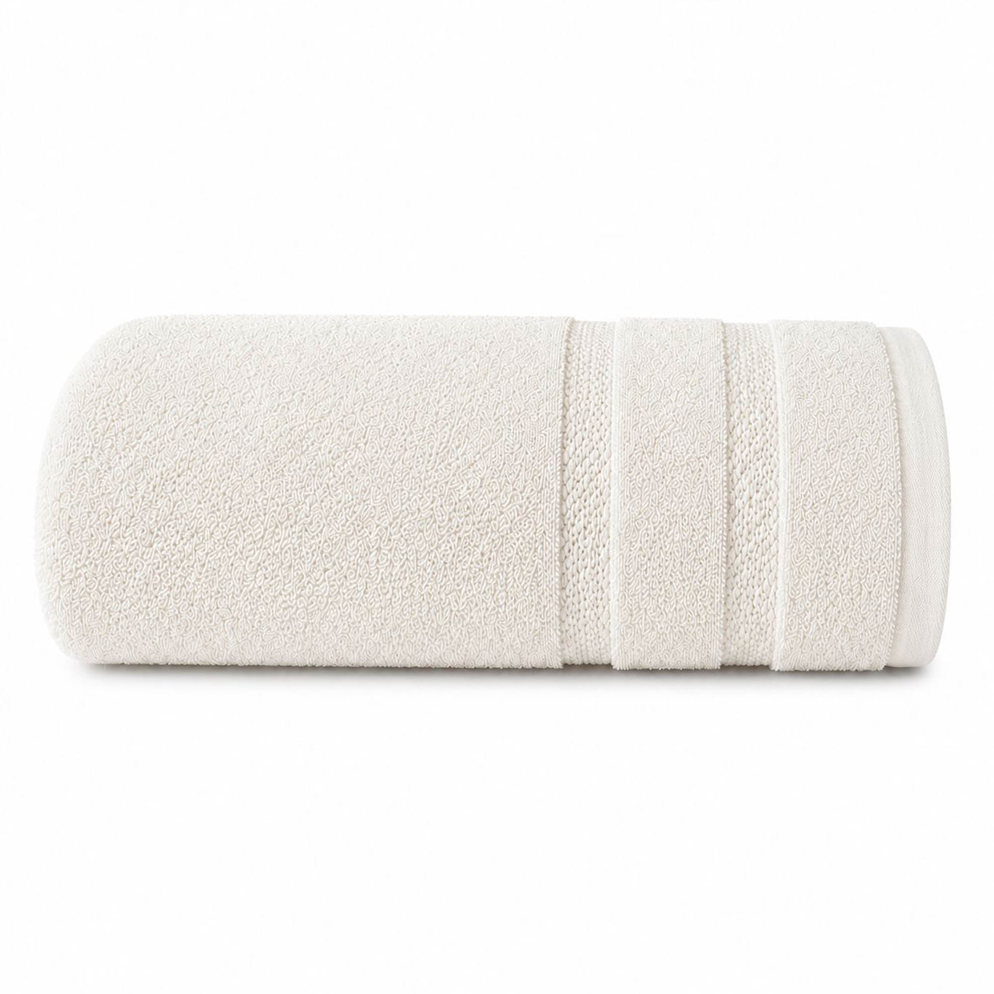 Telo Bagno Bianco Avorio 100% Cotone Egiziano Pettinato e Mercerizzato, Sfumatura Colore Struttura Avorio - Rovarero Luxury