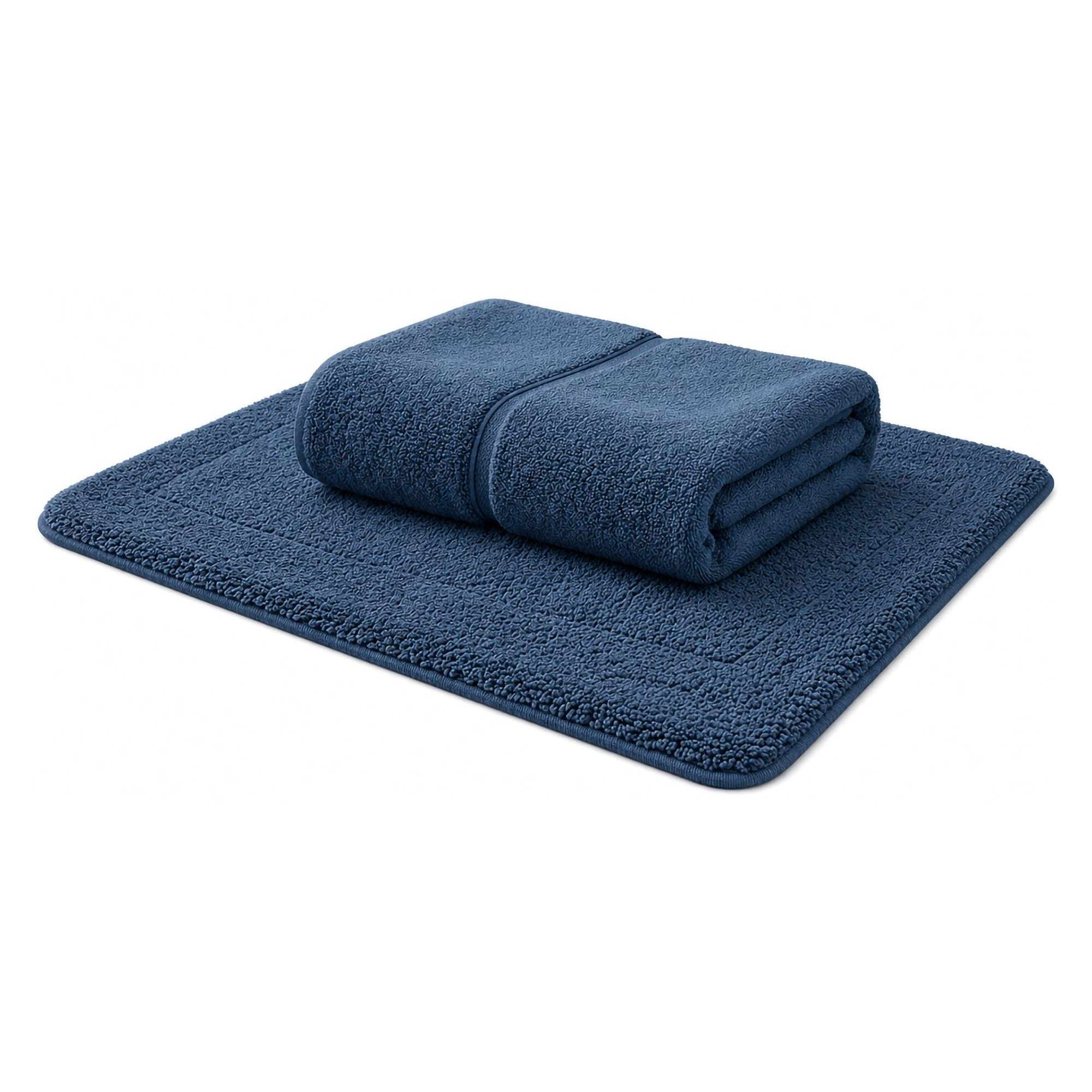 Telo Bagno blu 100% Puro Cotone, Grammatura 650 gsm - Sanamasa Luxury