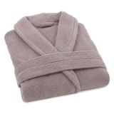 Accappatoio Viola Lilla 100% cotone Con cappuccio , Taglia L - Satotite Luxury