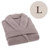 Accappatoio Viola Lilla 100% cotone Con cappuccio , Taglia L - Satotite Luxury