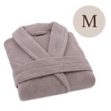 Accappatoio Viola Lilla 100% cotone Con cappuccio , Taglia M - Satoka Luxury