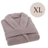 Accappatoio Viola Lilla 100% cotone Con cappuccio , Taglia XL - Satiza Luxury