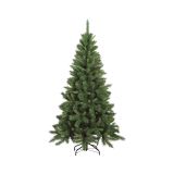 Albero di Natale 120 cm Verde 166 Rami Apertura Rami Singoli 120h cm, Ignifugo Ritardante di Fiamma - Sugarplum