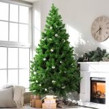 Albero di Natale 120 cm Verde 326 Rami Apertura Rami Singoli 120h cm, Ignifugo Ritardante di Fiamma - Evergreen