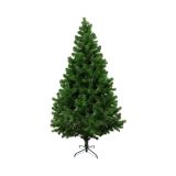 Albero di Natale 120 cm Verde 326 Rami Apertura Rami Singoli 120h cm, Ignifugo Ritardante di Fiamma - Riccardo