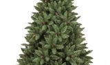 Albero di Natale 120 cm Verde 362 Rami Apertura Rami Singoli 120h cm, Ignifugo Ritardante di Fiamma - Lapland