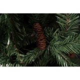 Albero di Natale 120 cm Verde 362 Rami Apertura Rami Singoli 120h cm, Ignifugo Ritardante di Fiamma - Lapland