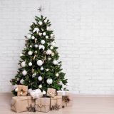 Albero di Natale 150 cm Verde 303 Rami Apertura Rami Singoli 150h cm, Ignifugo - Sugarplum
