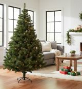 Albero di Natale 150 cm Verde 438 Rami Apertura Rami Singoli 150h cm, Ignifugo - Riccardo