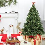 Albero di Natale 150 cm Verde 464 Rami Apertura Rami Singoli 150h cm, Ignifugo - Lapland