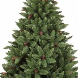 Albero di Natale 150 cm Verde 464 Rami Apertura Rami Singoli 150h cm, Ignifugo - Stoccolma