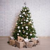 Albero di Natale 150 cm Verde 468 Rami Apertura Rami Singoli 150h cm, Ignifugo - Camden