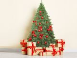 Albero di Natale 150 cm Verde 683 Rami Apertura Rami Singoli 150h cm, Ignifugo - Candy Cane