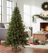 Albero di Natale 180 cm Verde 475 Rami Apertura Rami Singoli 180h cm, Ignifugo Ritardante di Fiamma - Amsterdam