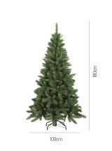 Albero di Natale 180 cm Verde 475 Rami Apertura Rami Singoli 180h cm, Ignifugo Ritardante di Fiamma - Sugarplum