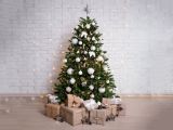 Albero di Natale 210 cm Verde 1072 Rami Apertura Rami Singoli 210h cm, Ignifugo Ritardante di Fiamma - Camden