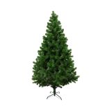 Albero di Natale 210 cm Verde 1078 Rami Apertura Rami Singoli 210h cm, Ignifugo Ritardante di Fiamma - Evergreen
